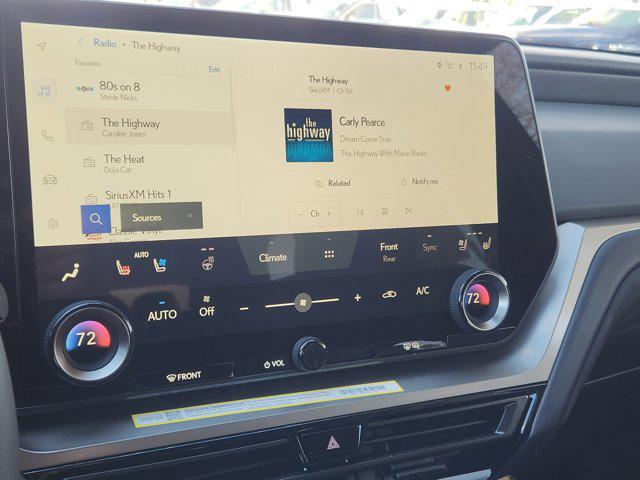 new 2026 Lexus TX 350 car, priced at $72,749