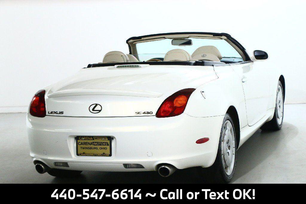 used 2003 Lexus SC 430 car, priced at $11,799