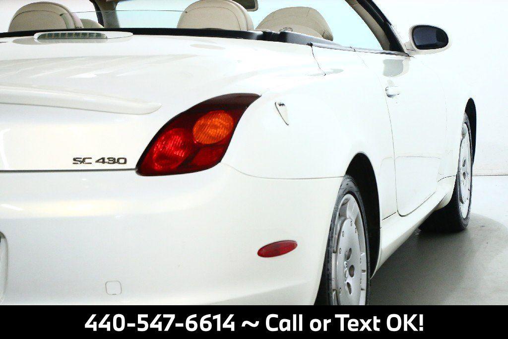 used 2003 Lexus SC 430 car, priced at $11,799
