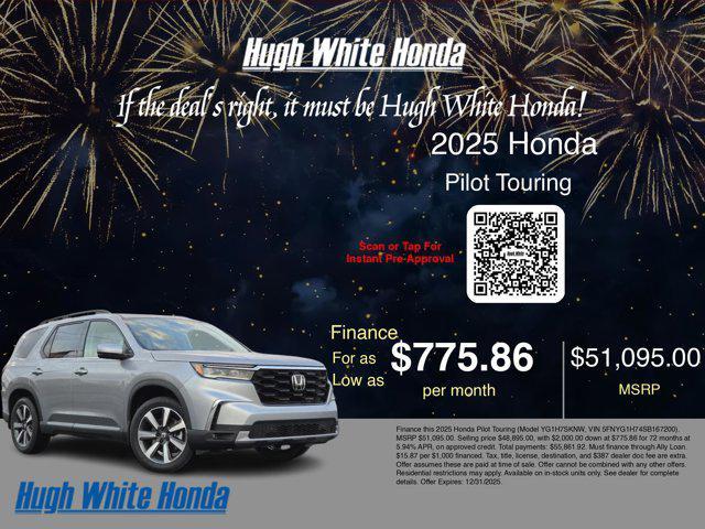 new 2025 Honda Pilot car, priced at $50,395