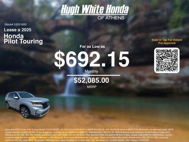 new 2025 Honda Pilot car, priced at $51,385