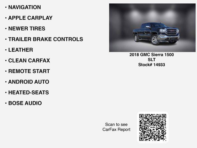 used 2018 GMC Sierra 1500 car, priced at $31,206