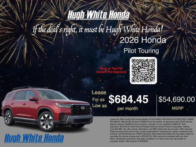 new 2026 Honda Pilot car, priced at $50,317