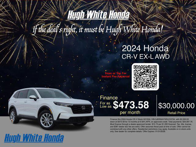 used 2024 Honda CR-V car, priced at $29,893