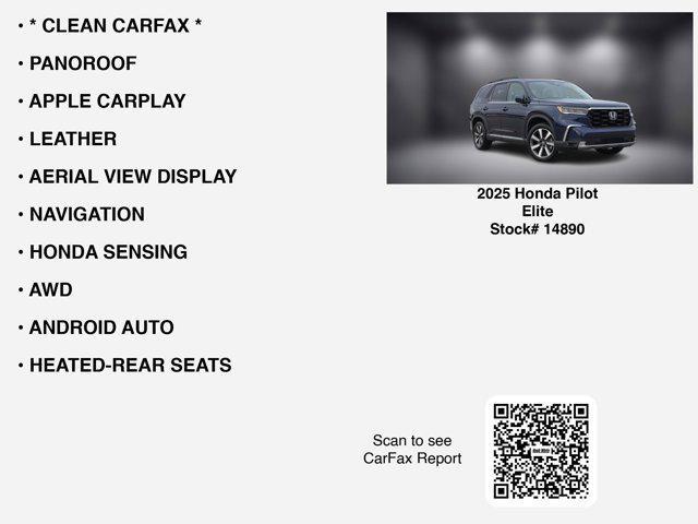used 2025 Honda Pilot car, priced at $47,969