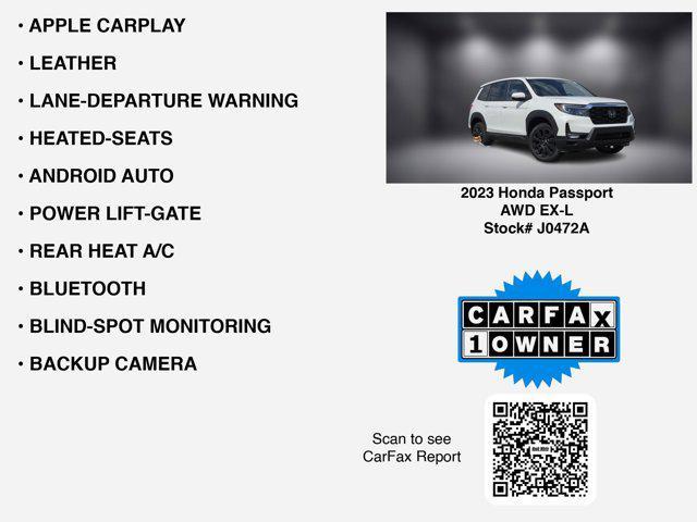 used 2023 Honda Passport car, priced at $34,606