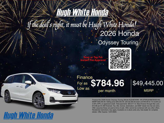 new 2026 Honda Odyssey car, priced at $49,445