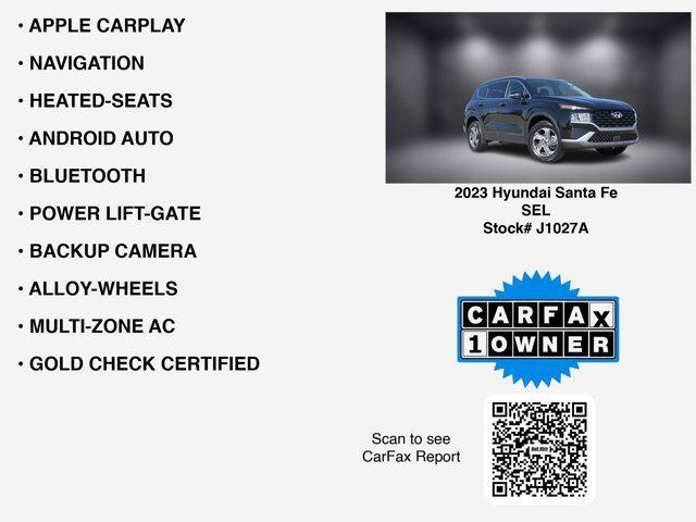 used 2023 Hyundai Santa Fe car, priced at $20,186