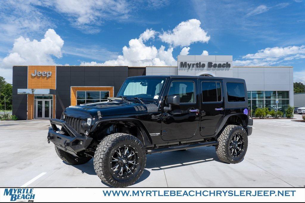 used 2018 Jeep Wrangler JK Unlimited car, priced at $29,450