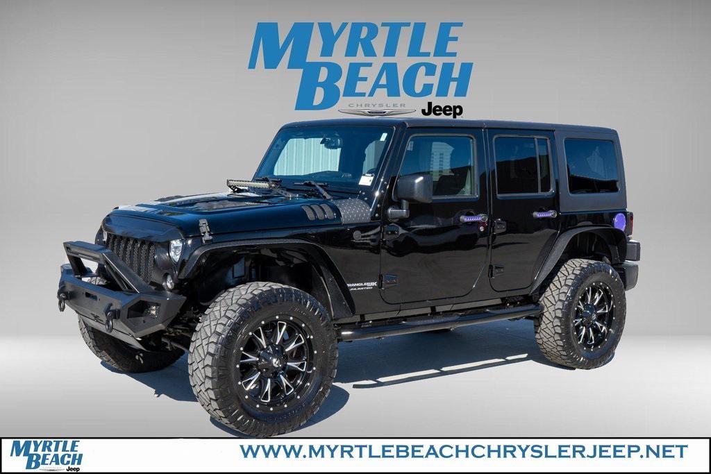 used 2018 Jeep Wrangler JK Unlimited car, priced at $29,450