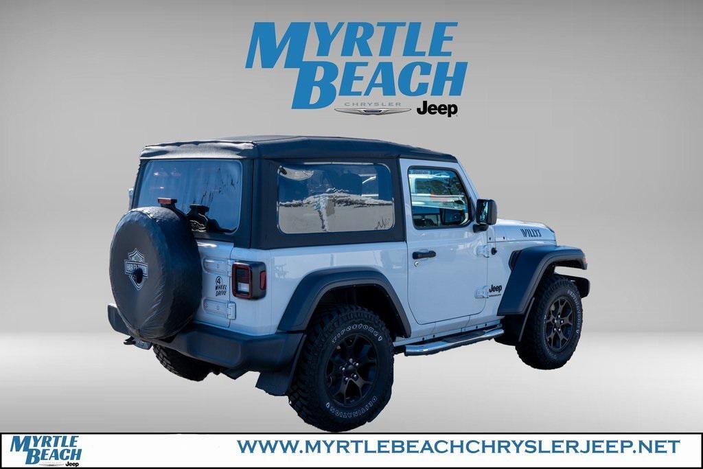 used 2021 Jeep Wrangler car, priced at $28,216