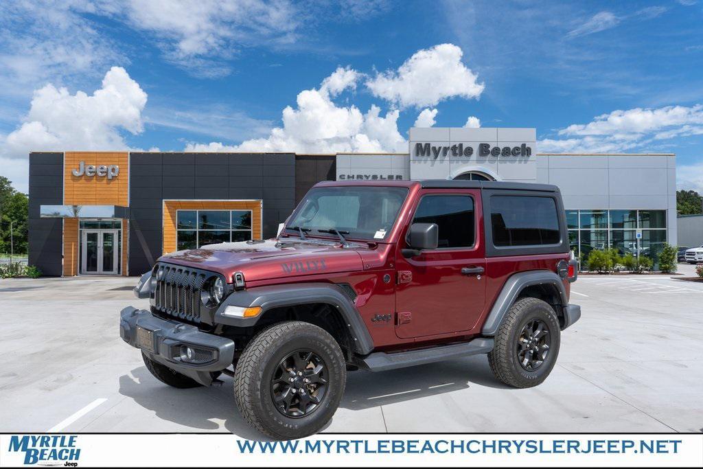 used 2021 Jeep Wrangler car, priced at $24,999