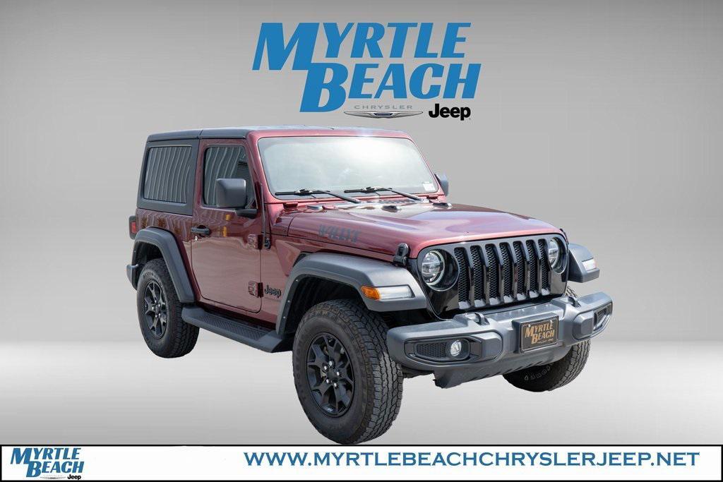 used 2021 Jeep Wrangler car, priced at $24,999
