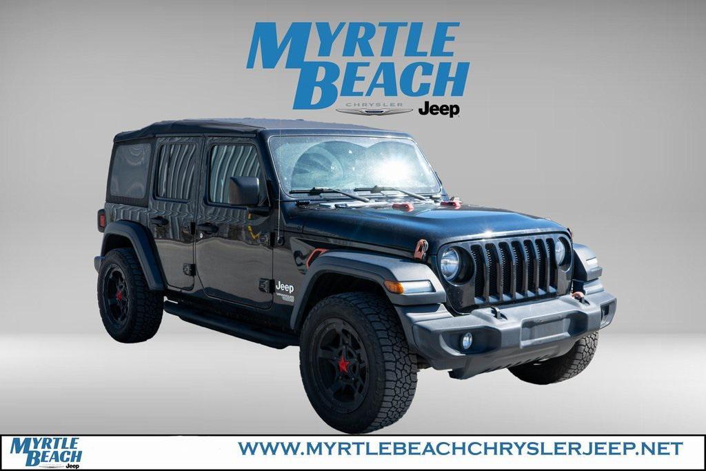 used 2020 Jeep Wrangler Unlimited car, priced at $21,994