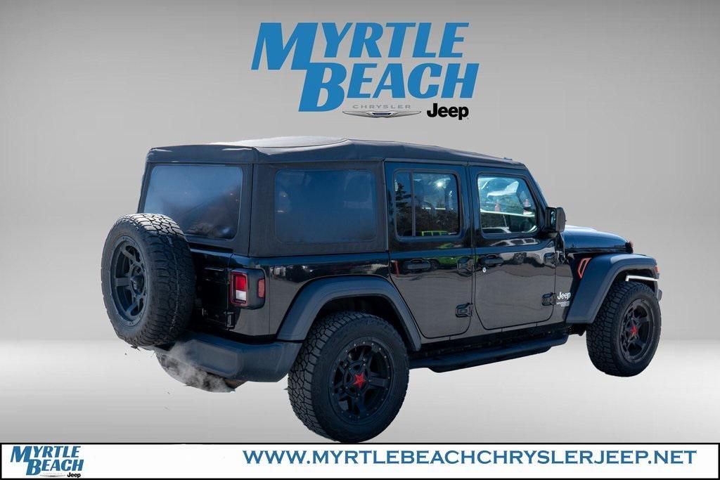 used 2020 Jeep Wrangler Unlimited car, priced at $21,994