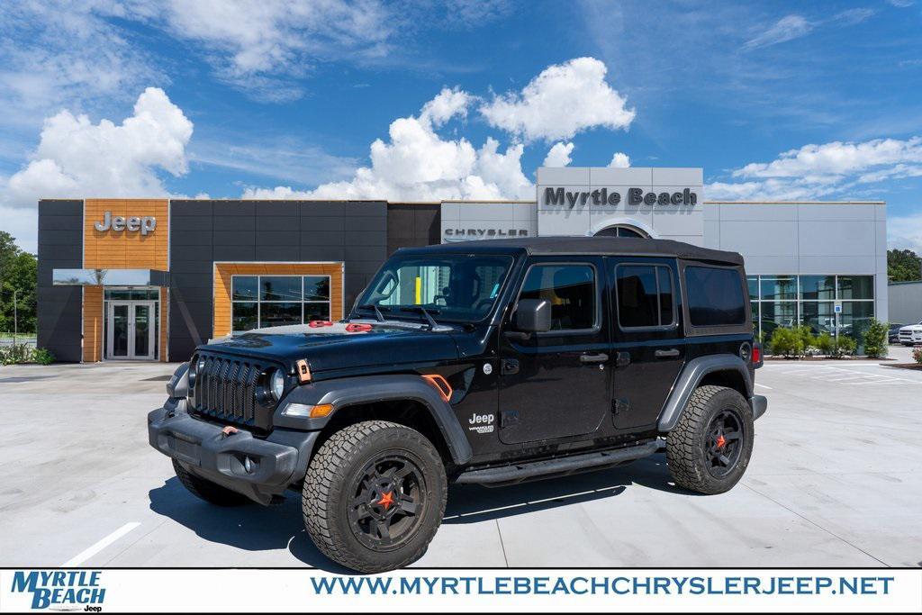 used 2020 Jeep Wrangler Unlimited car, priced at $21,994