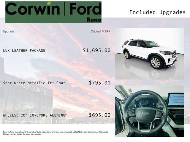 used 2025 Ford Explorer car, priced at $47,989