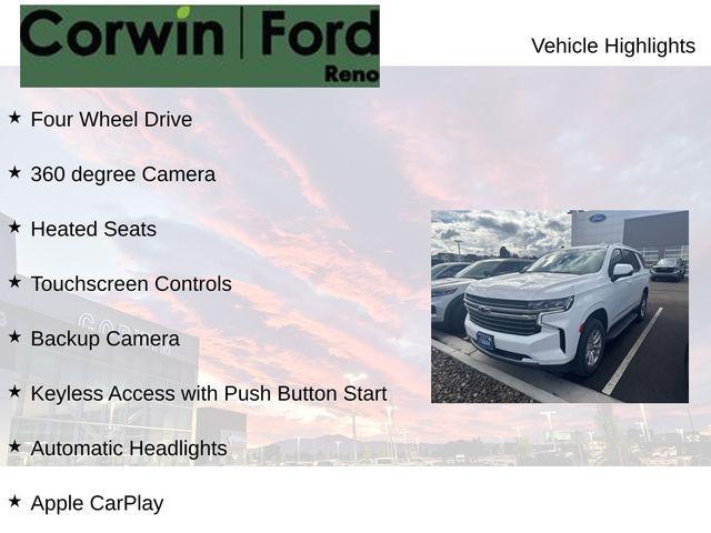 used 2023 Chevrolet Tahoe car, priced at $50,989