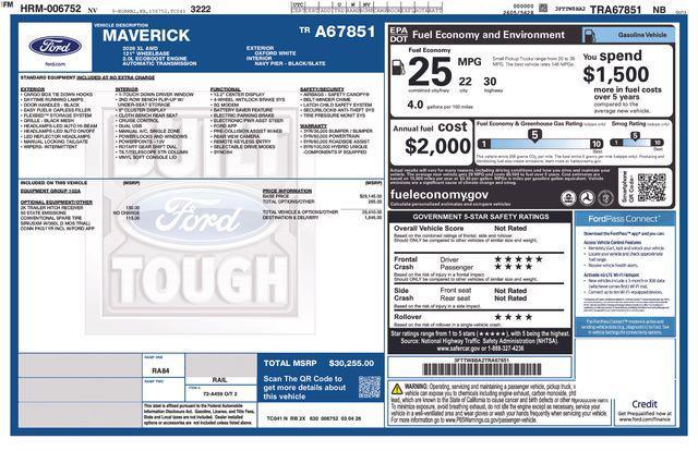 new 2026 Ford Maverick car, priced at $25,717