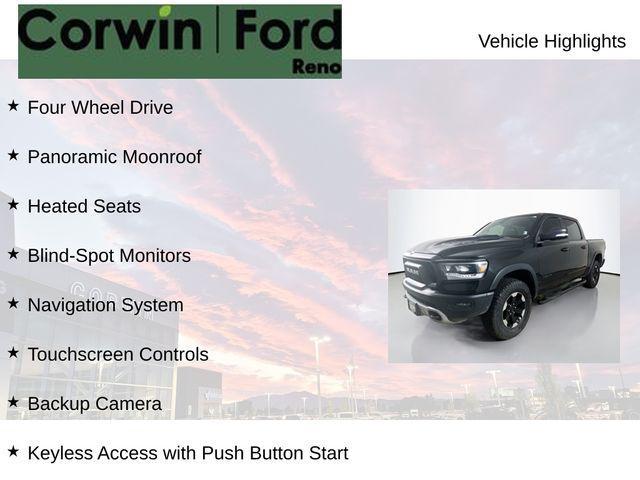 used 2019 Ram 1500 car, priced at $31,489