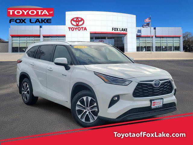 used 2021 Toyota Highlander Hybrid car, priced at $28,838