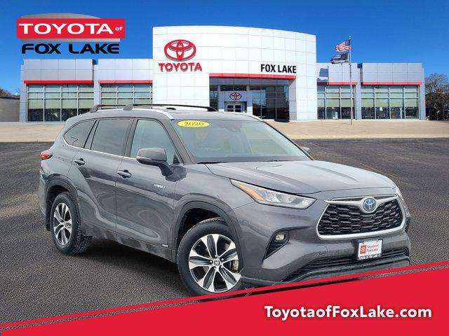 used 2020 Toyota Highlander Hybrid car, priced at $30,977