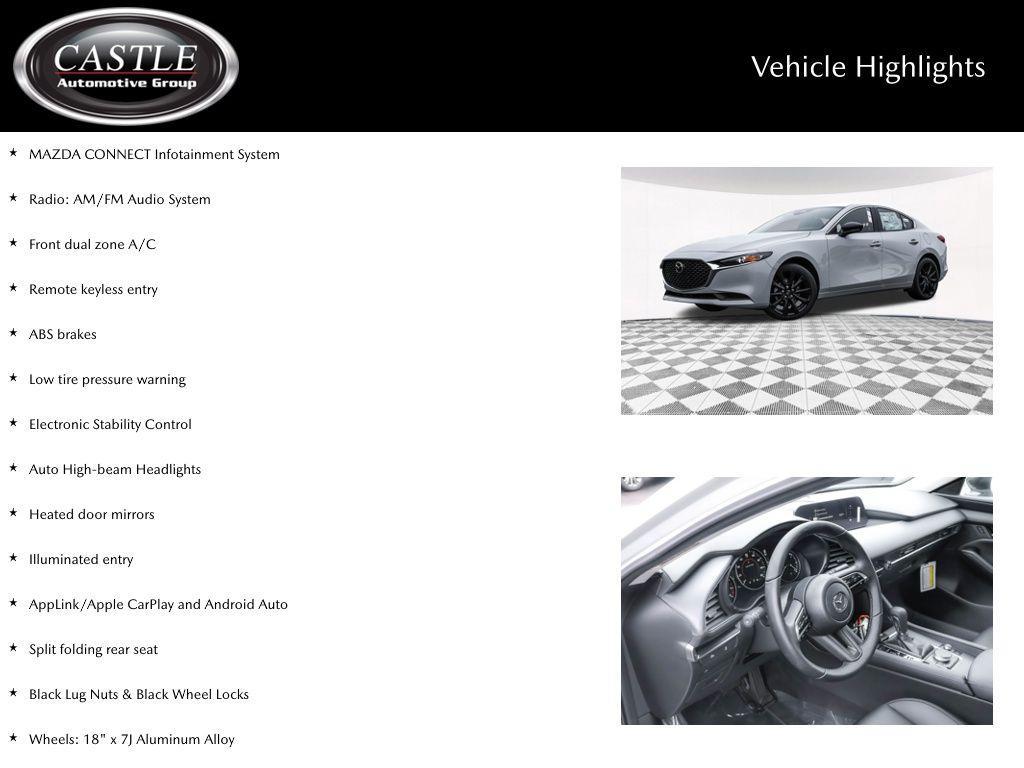 new 2026 Mazda Mazda3 car, priced at $25,231