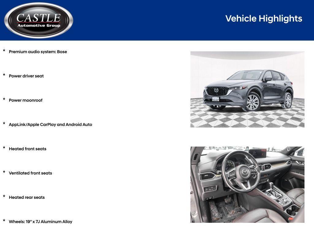 used 2022 Mazda CX-5 car, priced at $24,445
