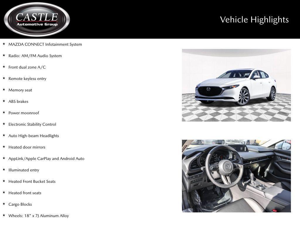 new 2026 Mazda Mazda3 car, priced at $26,700