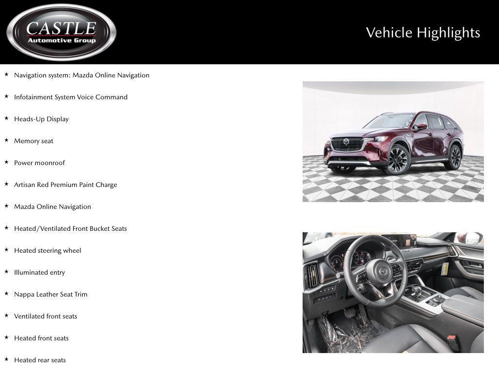 new 2026 Mazda CX-90 car, priced at $58,031