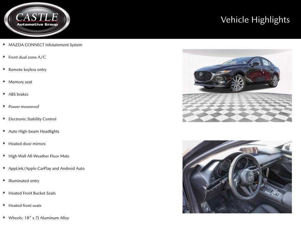 new 2026 Mazda Mazda3 car, priced at $26,460