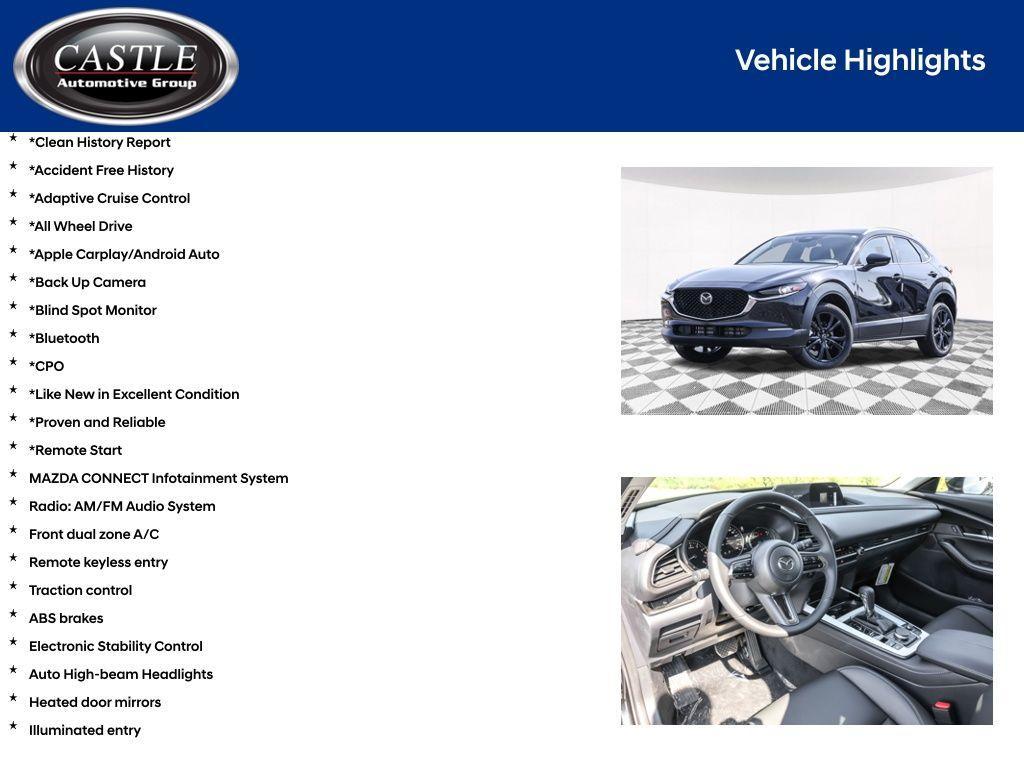 used 2025 Mazda CX-30 car, priced at $24,840