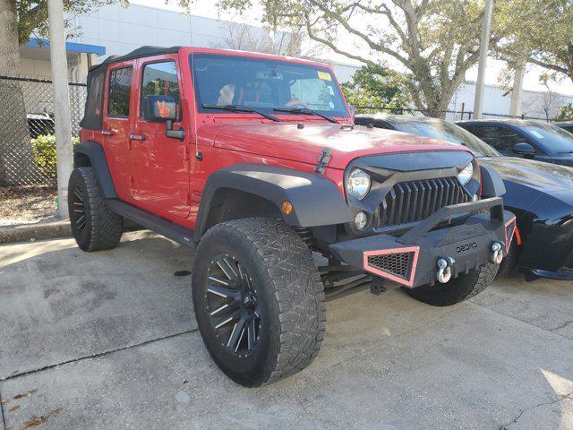 used 2017 Jeep Wrangler Unlimited car, priced at $16,388