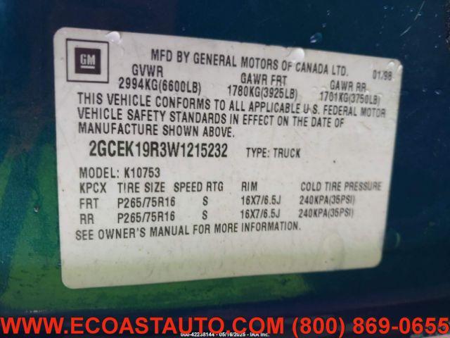 used 1998 Chevrolet 1500 car, priced at $5,995