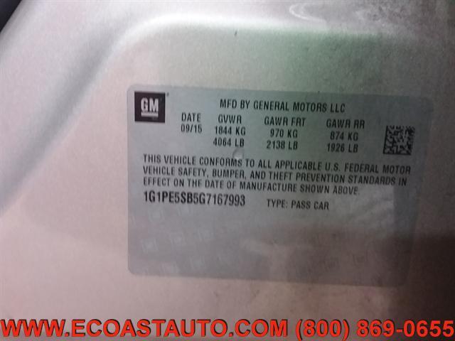 used 2016 Chevrolet Cruze Limited car, priced at $5,795