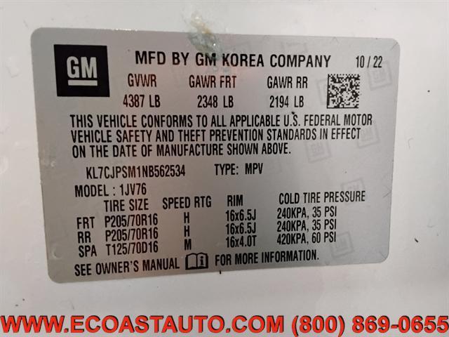 used 2022 Chevrolet Trax car, priced at $7,795