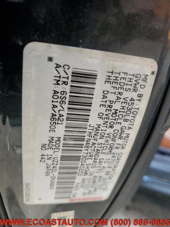 used 2003 Lexus SC 430 car, priced at $4,995