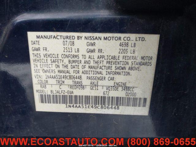 used 2009 Nissan Maxima car, priced at $3,995