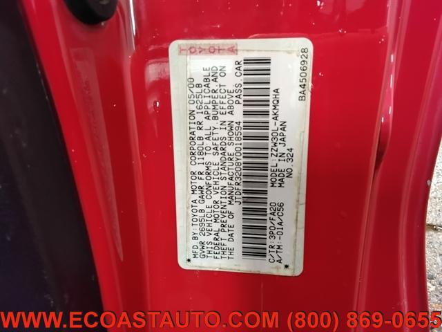 used 2000 Toyota MR2 car, priced at $3,795