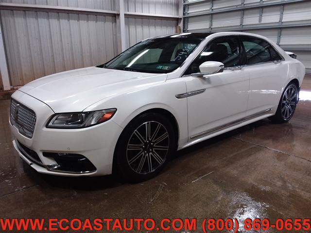 used 2017 Lincoln Continental car, priced at $7,995