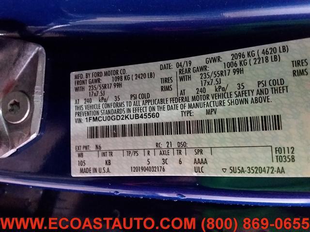 used 2019 Ford Escape car, priced at $8,995