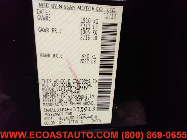 used 2014 Nissan Altima car, priced at $5,995