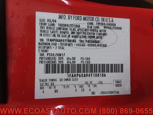 used 2004 Ford Thunderbird car, priced at $7,995