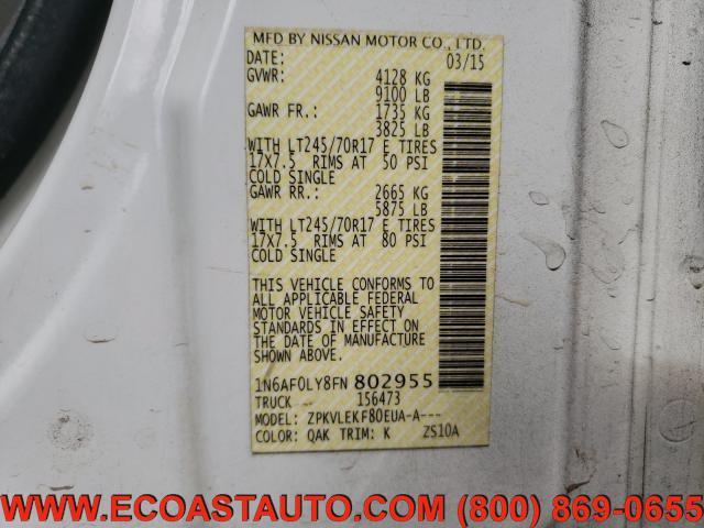 used 2015 Nissan NV Cargo NV1500 car, priced at $13,995