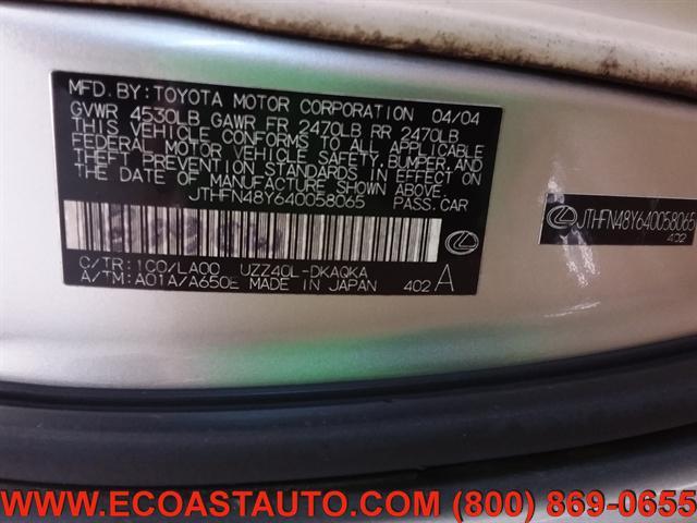 used 2004 Lexus SC 430 car, priced at $3,995