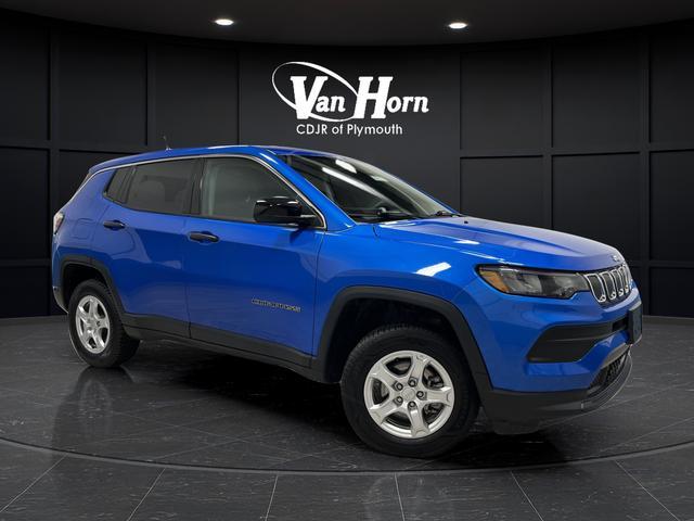 used 2022 Jeep Compass car, priced at $16,000