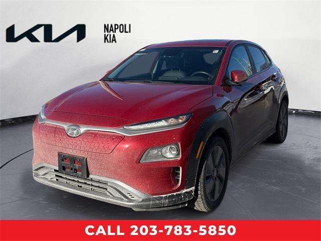 used 2021 Hyundai Kona EV car, priced at $14,988