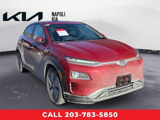 used 2021 Hyundai Kona EV car, priced at $14,988