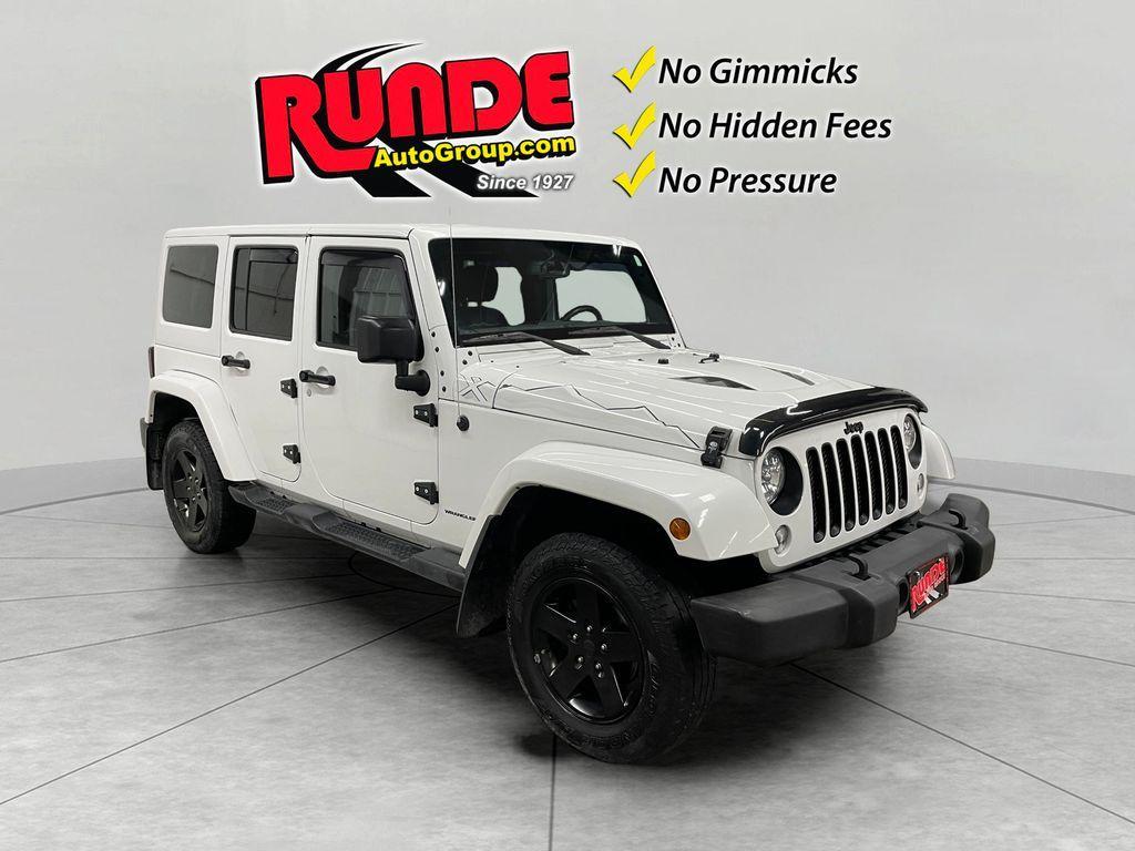 used 2015 Jeep Wrangler Unlimited car, priced at $14,992