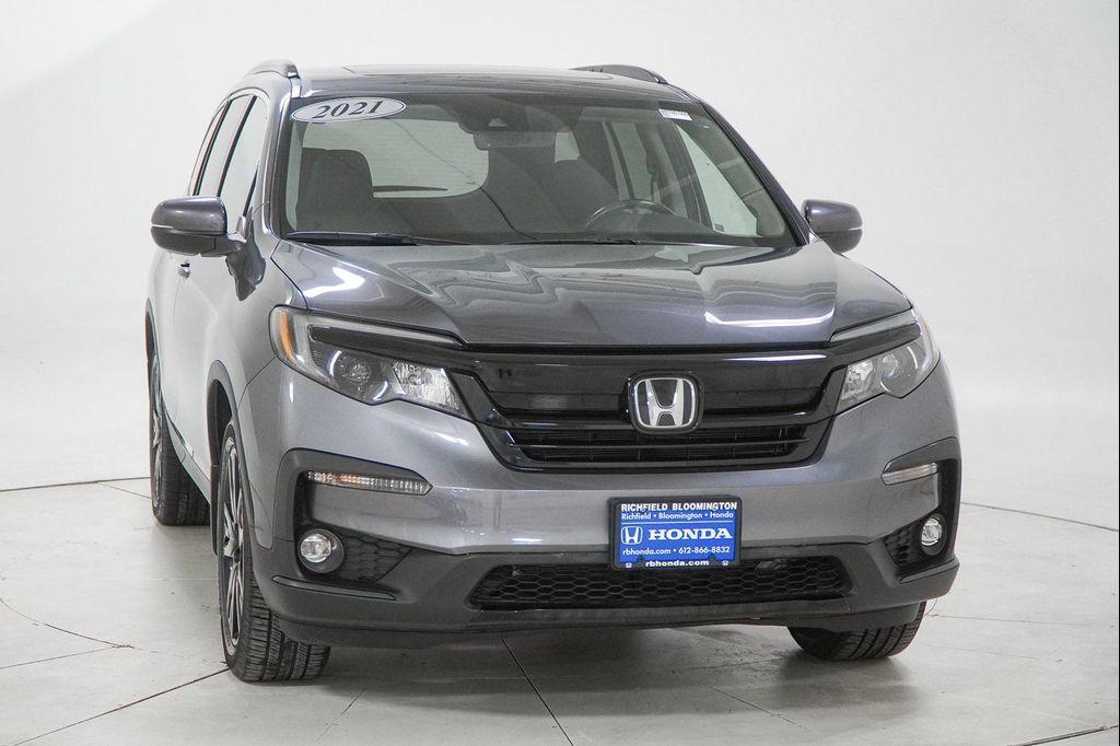used 2021 Honda Pilot car, priced at $23,398